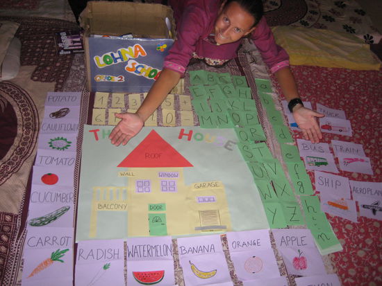 Creating material for my lessons in English and Maths