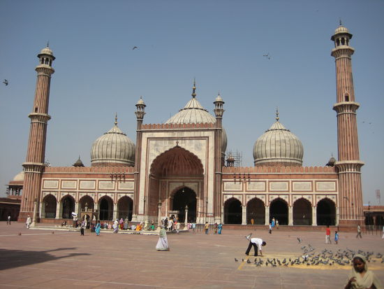 The mosque Jama Masjid in New Delhi, India
