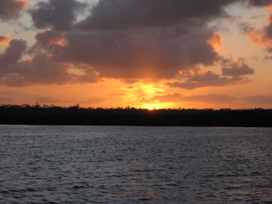 Sonnenuntergang am Port Albert