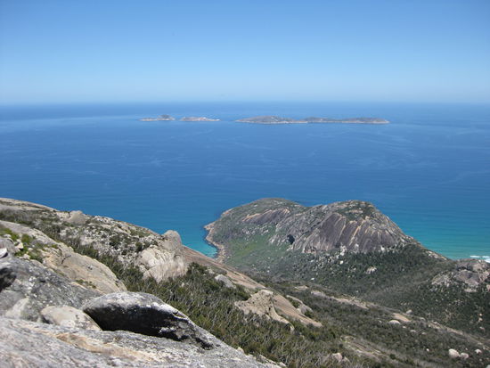 Aussicht vom "Mount Oberon", 
"Wilsons Prom"