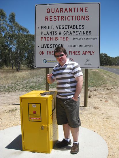 An der Grenze nach South Australia ^^