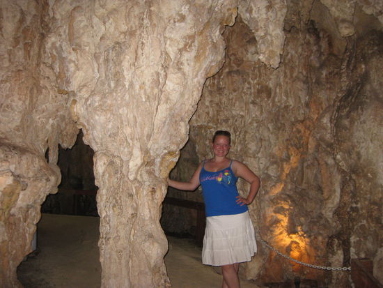 In den "Wet Caves" von "Naracoorte"