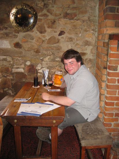 Im bayrischen Restaurant  in "Hahndorf"