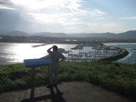 Hafen von "Coffs Harbour", von der "Muttonbird Island" aus