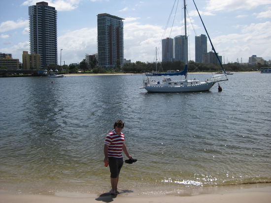 am Fluss in "Main Beach"