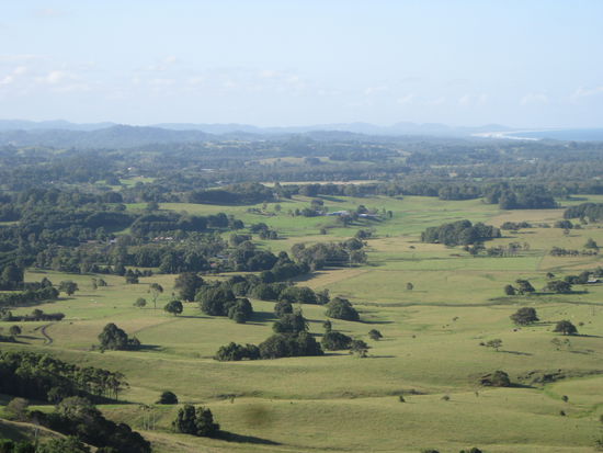 Die Landschaft um uns herum