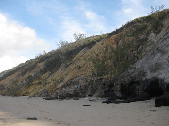 "Coloured Sands" in "Rainbow Beach"
