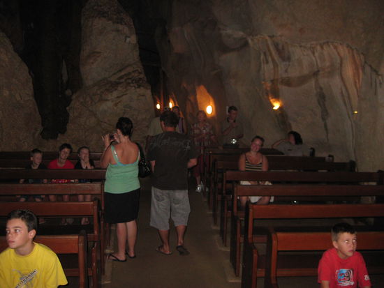 In den "Capricorn Caves", 
die Kathedrale