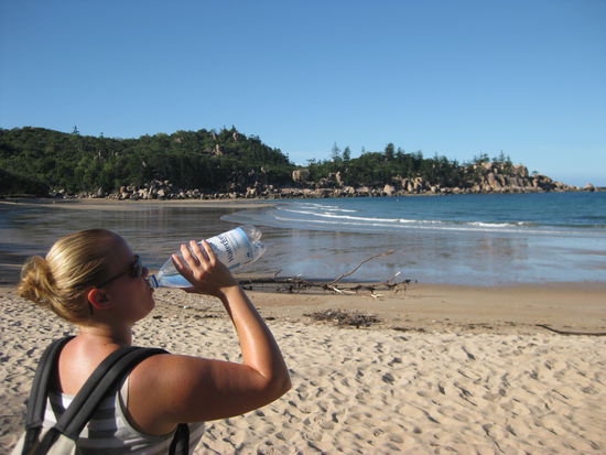 auf "Magnetic Island" - voellig fertig... 