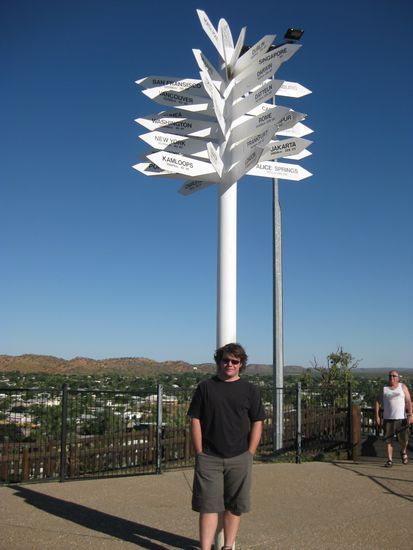 Wegweiser in "Mt Isa"