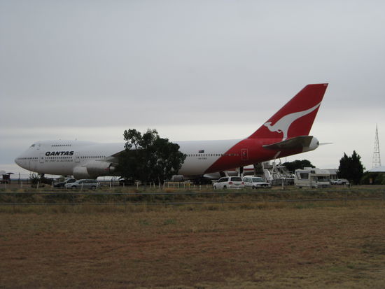"Quantas"-Museum in "Longreach"
dort wurde die Fluggesellschaft gegruendet