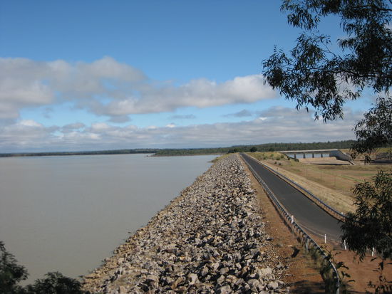 der Staudamm in "Emerald"