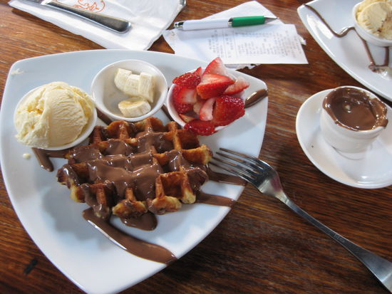 im Schoko-Restaurant 