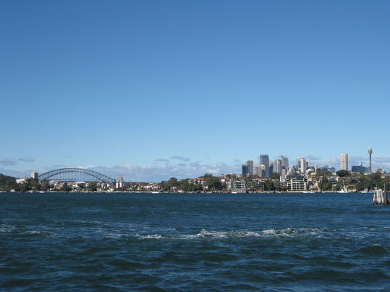 Skyline von Sydney mit Harbour Bridge