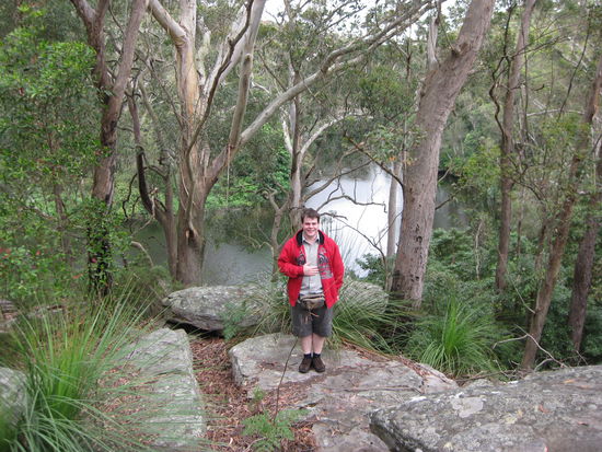 Micha unterwegs im "Lane Cove National Park"