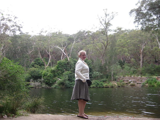 Elli unterwegs im "Lane Cove National Park"