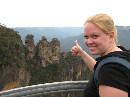 "The Three Sisters" vom "Echo Point" Lookout aus