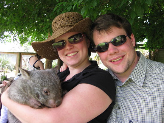 Der Baby-Wombat "Connie"
... nur 7kg leicht - das werden nochmal 48kg mehr!