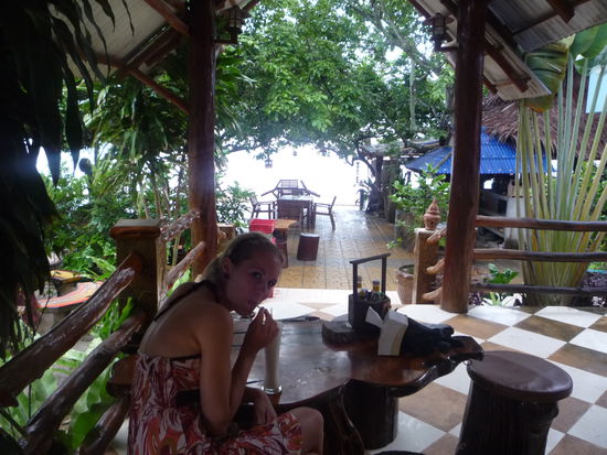 Danach checkten wir die Shakes an der Bar. Sind naemlich inzwischen echte Shake- Kenner.