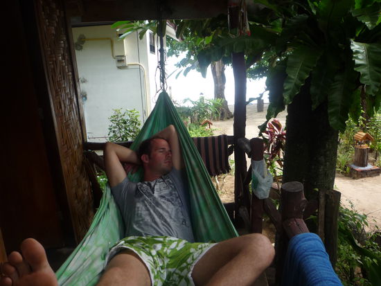 Das war echt ein heavy Programm fuer uns, also legten wir ne Schnarchstunde ein.