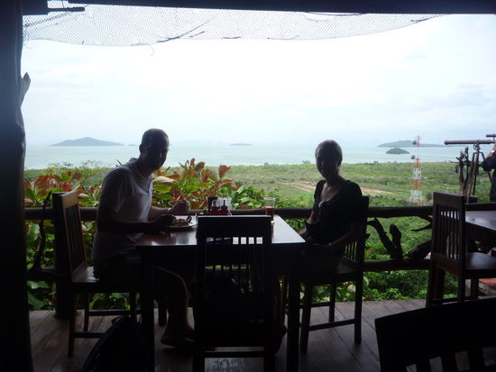 Unser erstes Ziel war ein Aussichtspunkt.