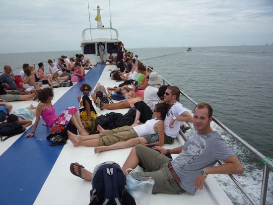 und wir waren nicht die einzigen Backpacker!!!