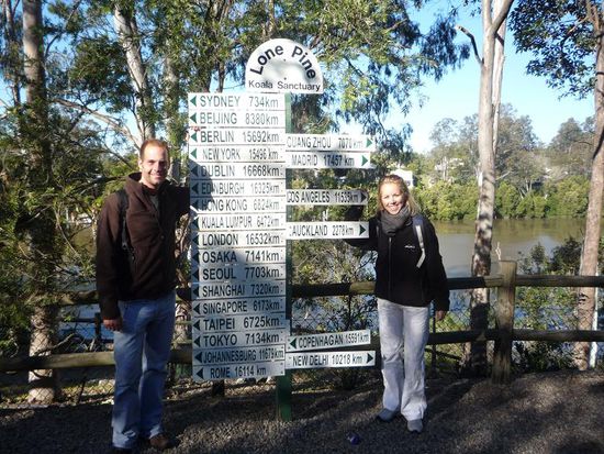 Am Eingang wurd uns erstmal klar wie weit wir eigentlich von zu Hause entfernt waren.