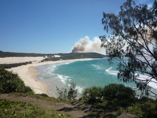 Danach bestiegen wir den Indian Head, einen Aussichtspunkt im Norden von Fraser. Von hier aus kann man die Meeresbewohner beobachten.