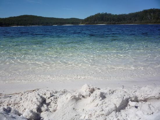 und genossen stattdessen den Blick auf den See.