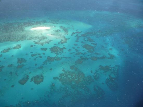 Eine verlassene Insel.