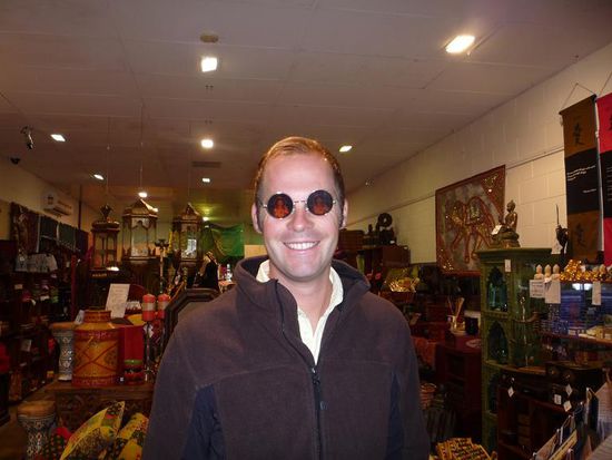 und nach dem Fruehstueck in die suessen Einkaufslaeden von St. Kilda....Jesus rocks!