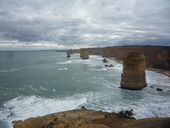 Das Highlight unseres Tages waren die 12 Apostel. Auch wenn wir nicht ganz 12 gezaehlt haben....