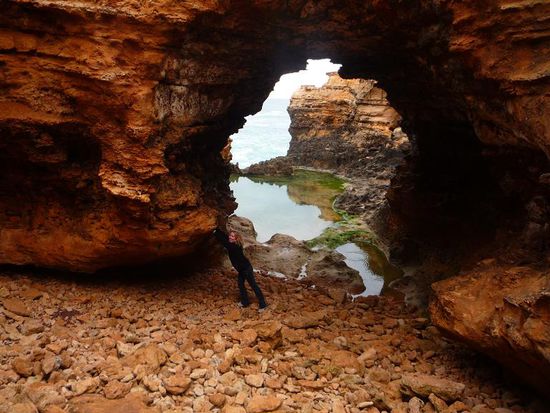 Und Ines hat die Menschheit vor einem riesigen Felseinsturz bewahrt.