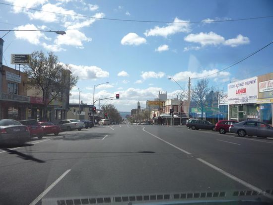 Am naechsten Tag erreichten wir die 2t groesste Stadt Victorias&gt; Geelong!