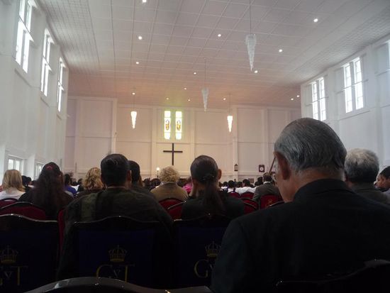 WIr suchten uns nicht irgendeine Kirche aus....