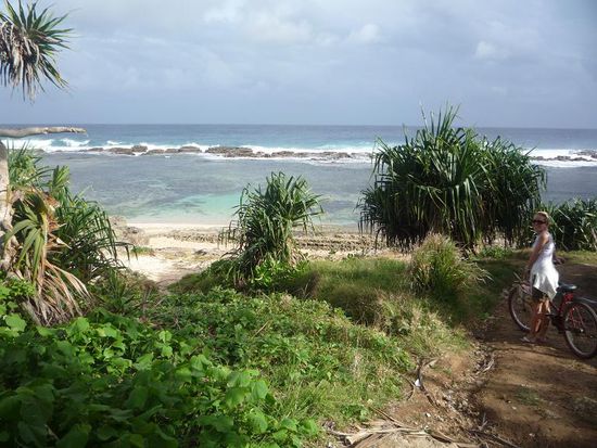 Zur Erholung gings dann mit letzter Trettkraft zum Strand.