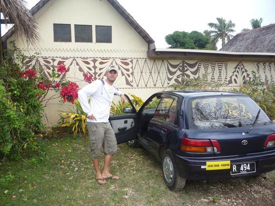 und wir Luxusbackpacker waren stolze Besitzer dieses unverwechselbaren KFZ.