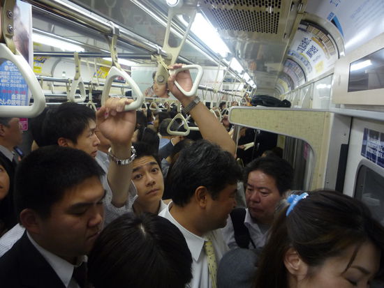 Auf dem Rueckweg so um 10 wurden wir dann von der Rush-Hour ueberrascht...nix fuer dich Carmi!