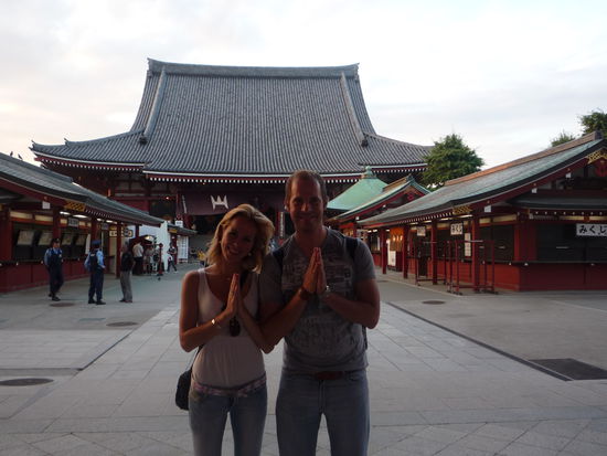 Ganz eingenommen von den tollen Eindruecken haben wir die Religion gewechselt.