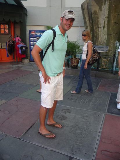 ...und Hannes trat in die Fußstapfen von Tom Hanks.