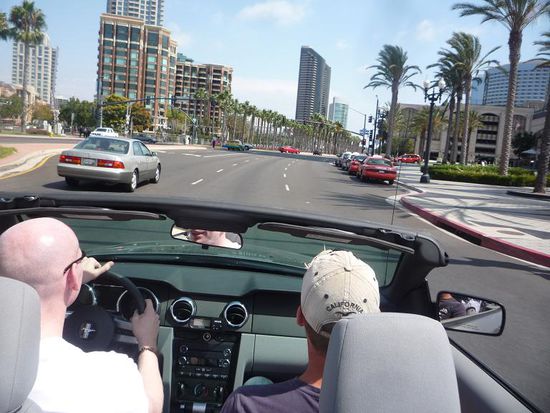 Ab nach San Diego Downtown.