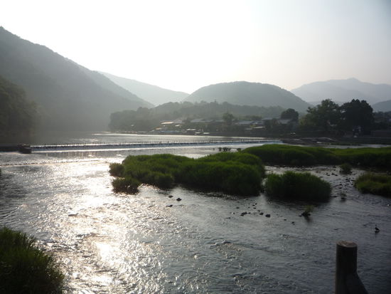 Mit dieser Sicht verabschiedete sich Arashyiama von uns....Ein toller Tag neigte sich dem Ende!