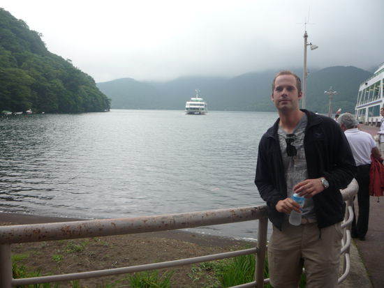 Als unser Bus eintrudelte, war auch schon unser Dampfer im Anmarsch...