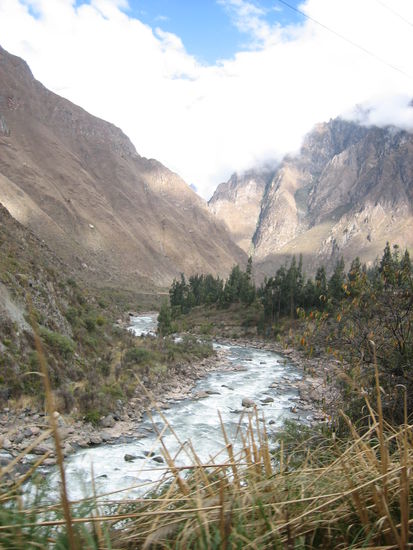 aus dem Zug nach Machu Pichu