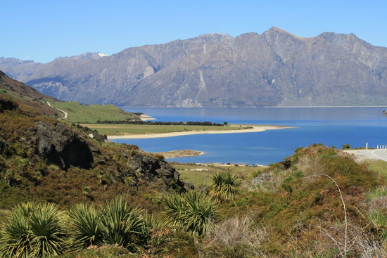 auf dem Weg nach Wanaka