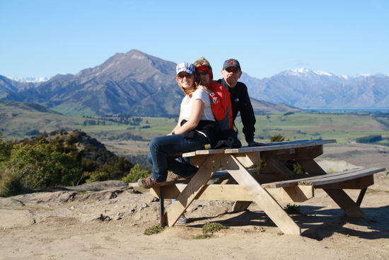 ein herrlicher Ausblick nach einem anstrengenden Aufstieg