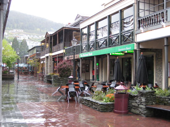 Queenstown im Regen
