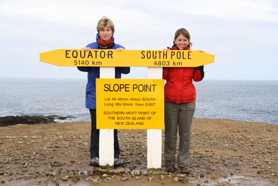 am suedlichsten Punkt der Suedinsel