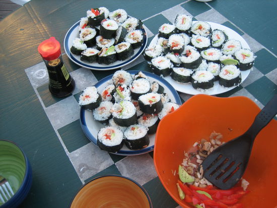selbstgemachtes Sushi