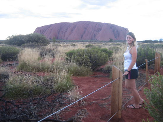 Sunset at Uluru